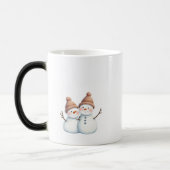 Gemütliche Winterschneemännerküste Tasse (Links)