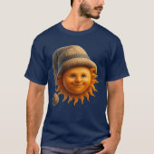 Gemütliche Wintersonne ☀️🧣 T-Shirt (Vorderseite)