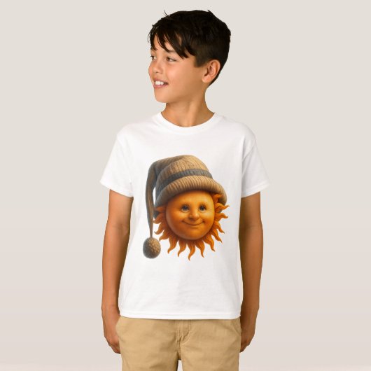 Gemütliche Wintersonne ☀️🧣 T-Shirt (Vorne ganz)