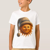 Gemütliche Wintersonne ☀️🧣 T-Shirt (Vorderseite)