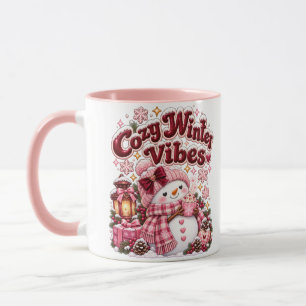 Gemütliche Winterstimmung Süße Schneemann Custom Tasse