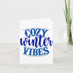 Gemütliche Winterstimmung xmas lustige Schneemänne Karte