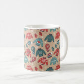 Gemütliche Wintersüßer, Hats, Skarven und Zähne Kaffeetasse (VorderseiteRechts)