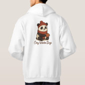 Gemütliche Wintertage Hoodie (Rückseite)