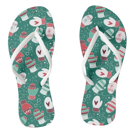 Gemütliche Winterweihnachtszittern im Grünen Badesandalen (Fußbett)