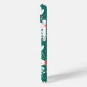 Gemütliche Winterweihnachtszittern im Grünen Case-Mate iPhone Hülle (Rückseite / Links)