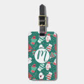 Gemütliche Winterweihnachtszittern im Grünen Gepäckanhänger (Vorderseite vertikal)