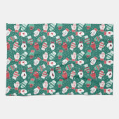 Gemütliche Winterweihnachtszittern im Grünen Geschirrtuch (Horizontal)