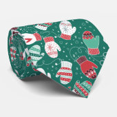 Gemütliche Winterweihnachtszittern im Grünen Krawatte (Gerollt)