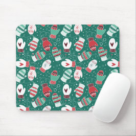 Gemütliche Winterweihnachtszittern im Grünen Mousepad