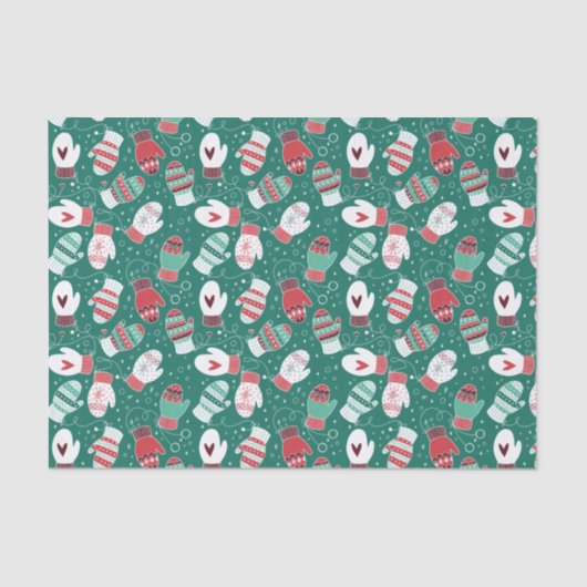 Gemütliche Winterweihnachtszittern im Grünen Seidenpapier (Vorderseite)