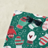 Gemütliche Winterweihnachtszittern im Grünen Strandtuch (Beispiel)