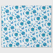 Gemütliche Winterwoche Wasserfarbe Geschenkpapier (Flach)