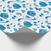 Gemütliche Winterwoche Wasserfarbe Geschenkpapier (Ecke)