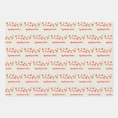 Gemütliche Zuhause Rustikale Weihnachten Geschenkpapier Set (Vorderseite 3)