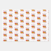 Gemütliche Zuhause Rustikale Weihnachten Geschenkpapier Set (Vorderseite 2)