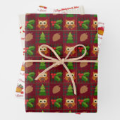 Gemütliche Zuhause Rustikale Weihnachten Geschenkpapier Set (Beispiel)