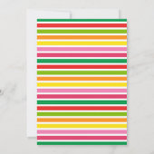 Gemütliche zweijährige Einladung, Party Einladung (Rückseite)