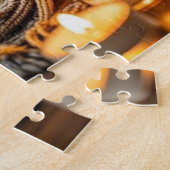 Gemütlicher Abend mit Kerzenlicht Puzzle (Seite)