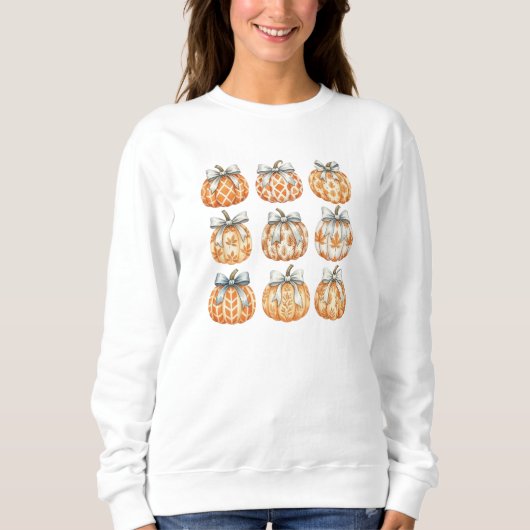 Gemütlicher Autumn Pumpkin Sweatshirt (Vorderseite)
