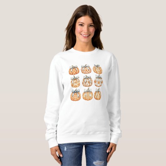 Gemütlicher Autumn Pumpkin Sweatshirt (Vorne ganz)