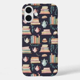 Gemütlicher Bibliotheksarm iPhone 16 Plus Hülle