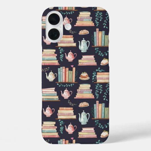 Gemütlicher Bibliothekszauber Case-Mate iPhone Hülle (Rückseite)