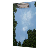 Gemütlicher blauer Himmel Klemmbrett (Links)