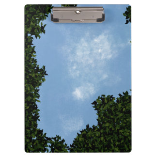 Gemütlicher blauer Himmel Klemmbrett