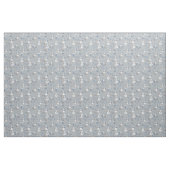 Gemütlicher Blauer Winter auf Grau Stoff (Yard (91,4 cm))