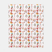 Gemütlicher Claus: Weihnachts-Snuggle-Blanket Fleecedecke (Vorderseite)