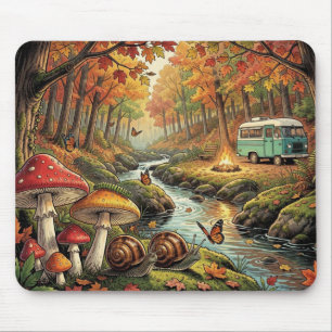 Gemütlicher Cottagecore-Campingplatz im Vintage-St Mousepad