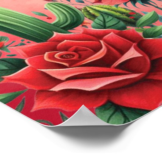 Gemütlicher Empfang im mexikanischen Stil in Quinc Poster (Ecke)