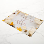 Gemütlicher Erntedank Pumpkin Dinner Folieneinladung (Gedreht)