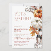 Gemütlicher Erntedank - Treffen wir zusammen Einladung (Vorderseite)