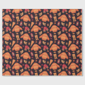 Gemütlicher Fall Geschenkpapier (Flach)