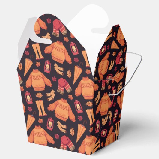 Gemütlicher Fall Geschenkschachtel (Geöffnet)