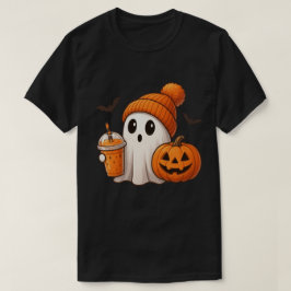Gemütlicher Fall Halloween - Niedlich Ghost Pumpki T-Shirt