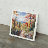 Gemütlicher Fall im Vermontwald Poster