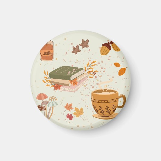 Gemütlicher Fall Magnet (Vorne)