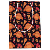 Gemütlicher Fall Mittlere Geschenktüte (Vorderseite)