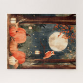 Gemütlicher Fall-Wald Puzzle (Horizontal)