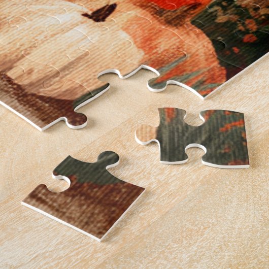 Gemütlicher Fall-Wald Puzzle (Seite)