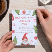 Gemütlicher Familienweihnachtseinlass | Weihnachts Einladung