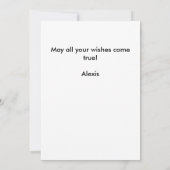 Gemütlicher farbenfroher Wald Herbst Herbst glückl Karte (Rückseite)