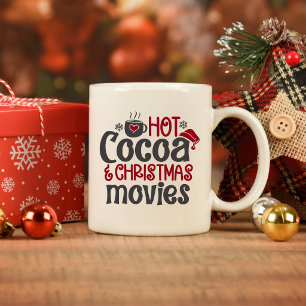 Gemütlicher Festlicher Heißer Kakao und Weihnachts Kaffeetasse