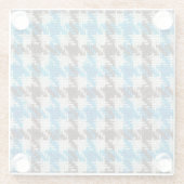 Gemütlicher Flanellstoff, texturaler Hintergrund. Glasuntersetzer (Rückseite)