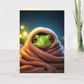 Gemütlicher Frog bekommt bald eine gute Karte: Kom Karte (Rückseite)