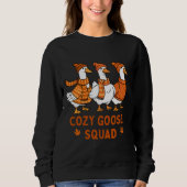 Gemütlicher Gänsequad-Stil Sweatshirt (Vorderseite)