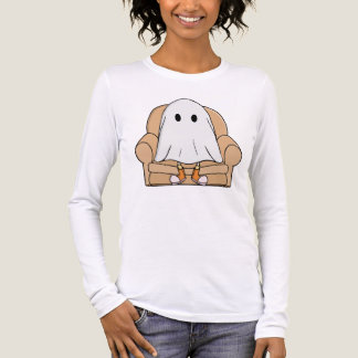 Gemütlicher Geist, der sich in einem Sessel entspa Tri-Blend Shirt